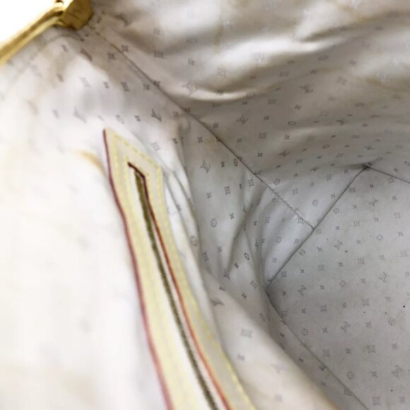 LOUIS VUITTON Suhali Lockit PM Hand Tote Bag White Gold France M91887 34SH945 - Picture 4 of 16